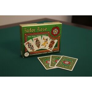 Piatnik Tudor Rose Playing Cards Double Deck Set No 2137 Vienna Austria Vintage